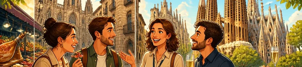 Recorrido Gastronómico Privado: Entradas para el Barrio Gótico y la Sagrada Familia