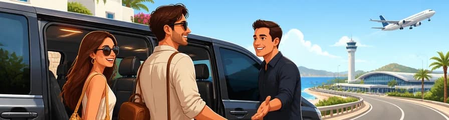 Servicio de traslado en minivan desde Ibiza al Aeropuerto IBZ