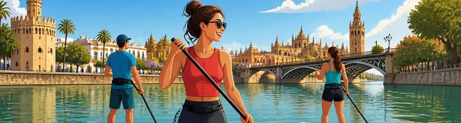 Recorrido en Stand Up Paddle por el río desde Sevilla