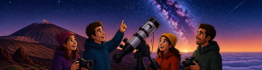 Aprende Astrofotografía desde Cero en Tenerife