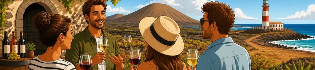 Experiencia en Fuerteventura: Degustación de Vinos y Tarde Libre en El Cotillo