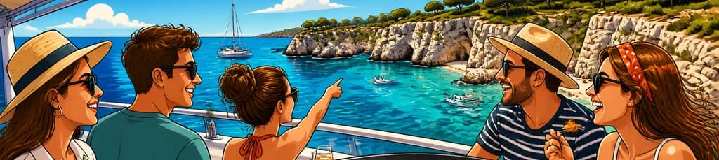 Aventura marítima por las calas vírgenes del sur de Menorca, culminada con una paella exquisita