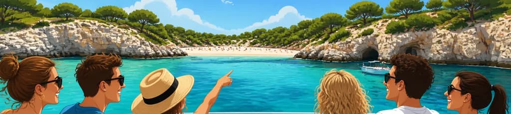 Aventura de medio día con parada en calas vírgenes del sur de Menorca