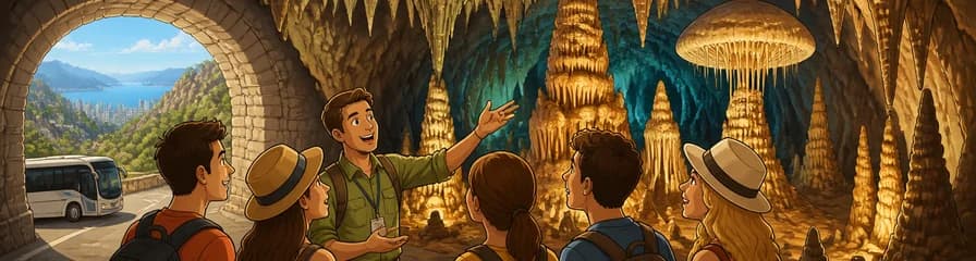 Excursión con guía y traslado a las Cuevas de Canelobre y Busot desde Benidorm