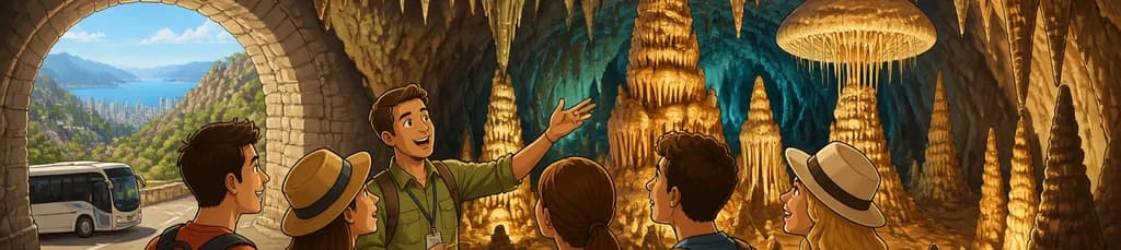 Excursión con guía y traslado a las Cuevas de Canelobre y Busot desde Benidorm