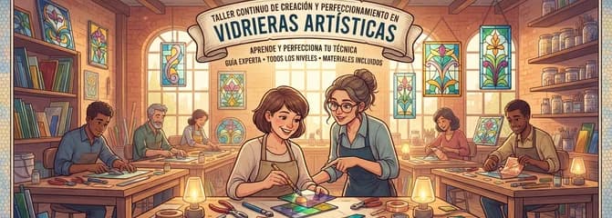 Taller continuo de creación y perfeccionamiento en vidrieras artísticas