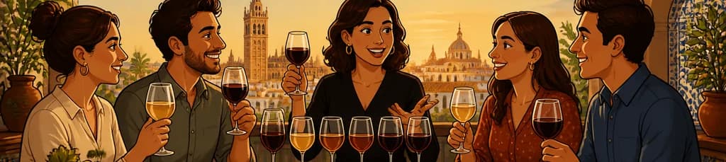Degustación de Vinos con Maridaje en el Corazón de Sevilla