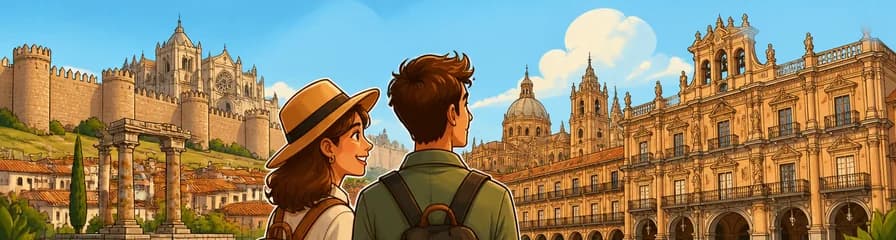 Recorrido privado de un día completo a Ávila y Salamanca con salida desde Madrid y recogida en tu hotel