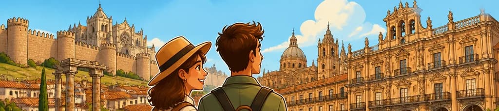 Recorrido privado de un día completo a Ávila y Salamanca con salida desde Madrid y recogida en tu hotel