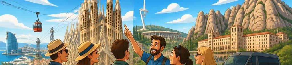 Tour con recogida y entrega en Barcelona y Montserrat para grupos reducidos