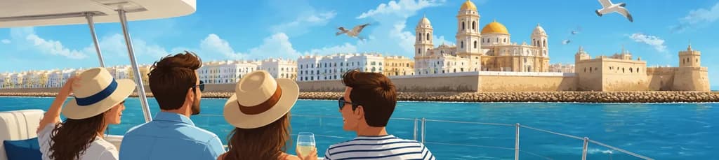 Travesía marítima privada por la Bahía de Cádiz