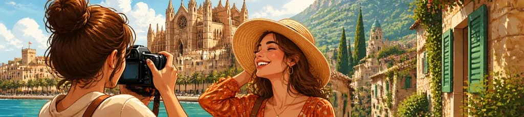 Sesión fotográfica privada en el Casco Antiguo de Palma y Valldemossa