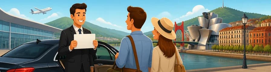 Servicio de traslado privado: del aeropuerto de Vitoria a la ciudad de Pamplona