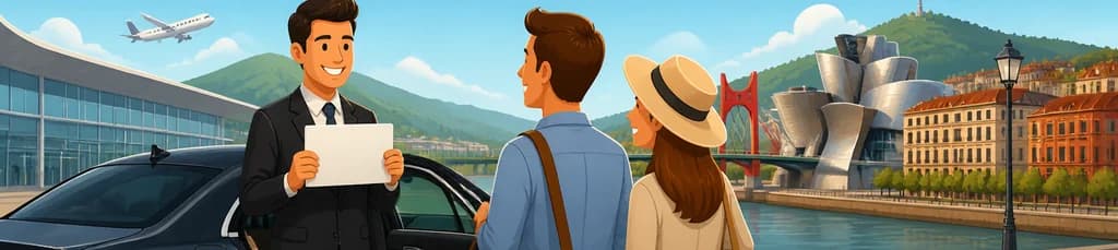 Servicio de traslado privado: del aeropuerto de Vitoria a la ciudad de Pamplona