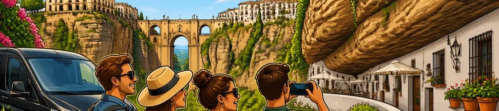 Descubre Ronda y Setenil con un servicio de transporte privado