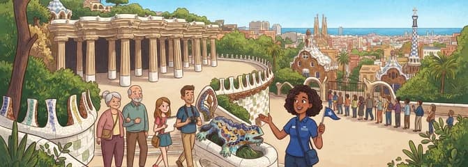 Tour guiado por el Park Güell de Barcelona con acceso sin colas