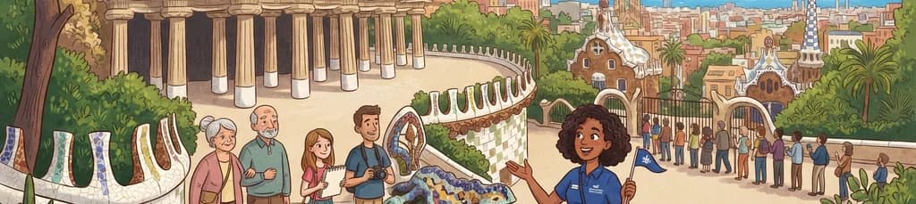 Tour guiado por el Park Güell de Barcelona con acceso sin colas