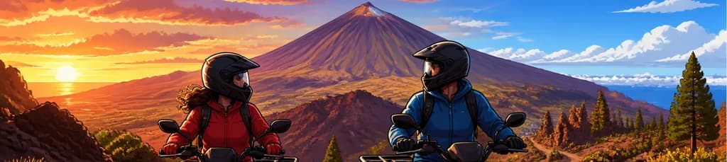 Aventura en Quad por el Parque Nacional del Teide: Atardecer o Día con Vistas Panorámicas