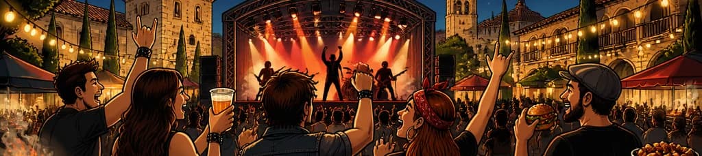 Rock&Grill: Noches de Rock y Parrilla en el Poble Espanyol