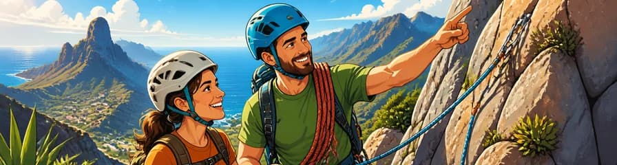 Servicio de guía experto para escalada en Gran Canaria