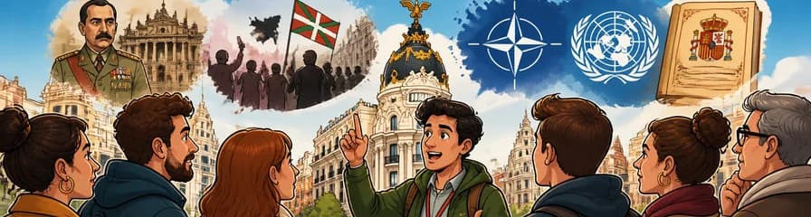 Recorrido por la historia y cultura de Madrid: La dictadura franquista, ETA, OTAN, ONU y la Constitución Española