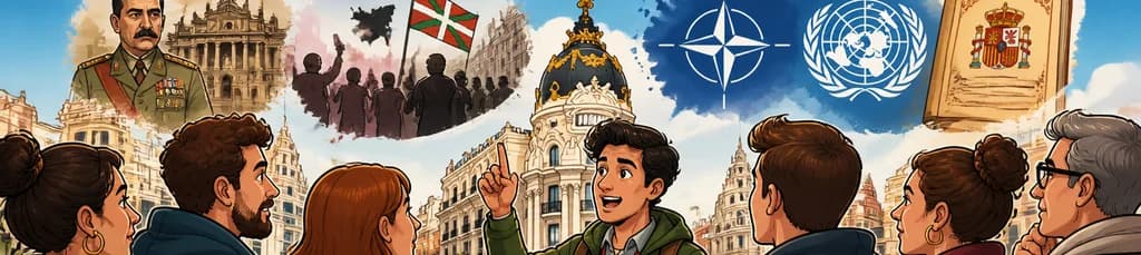 Recorrido por la historia y cultura de Madrid: La dictadura franquista, ETA, OTAN, ONU y la Constitución Española