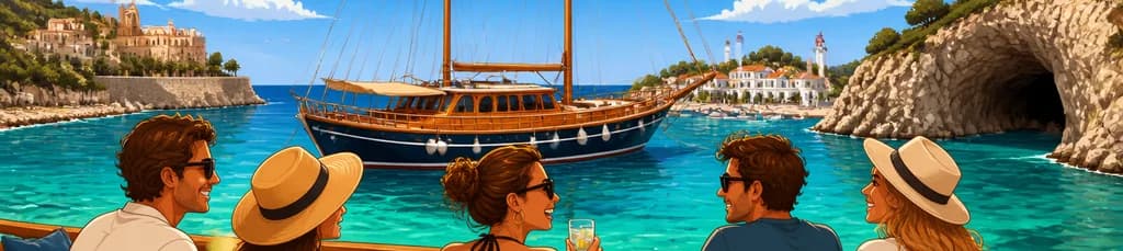 Experiencia exclusiva de siete días en un golet turco explorando las playas de Menorca
