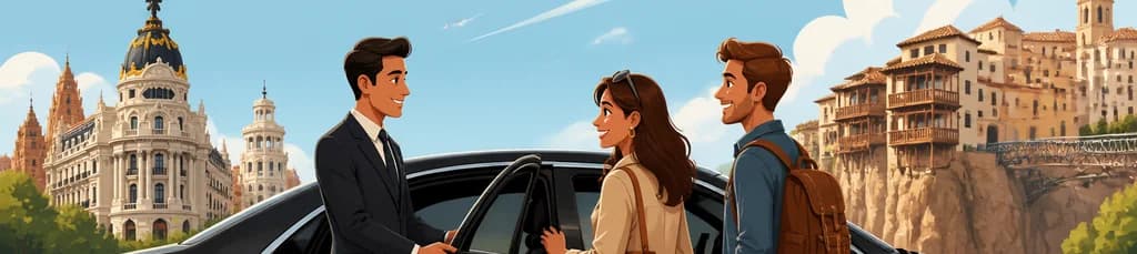 Servicio de traslado privado: viaje entre Madrid y Cuenca