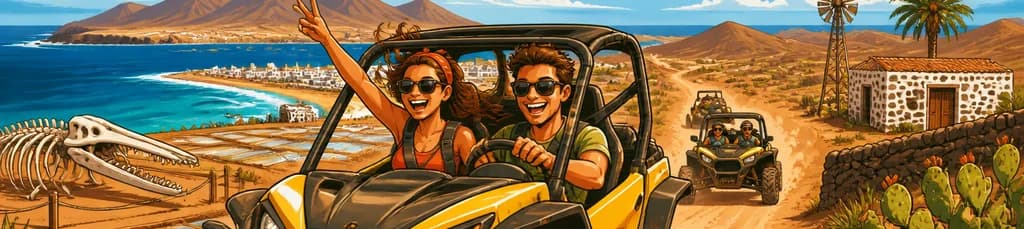 Vive la aventura de un safari en buggy por Caleta de Fuste