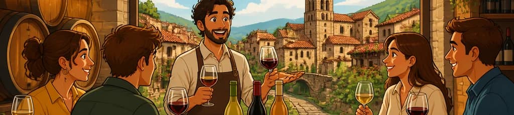 Una aventura privada de cata de vinos en Santillana sin corcho