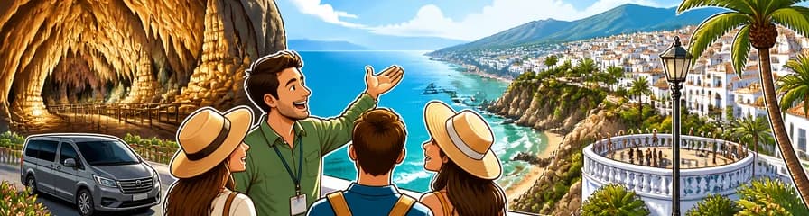 Excursión privada a Nerja con recogida en hotel o en la costa de Málaga