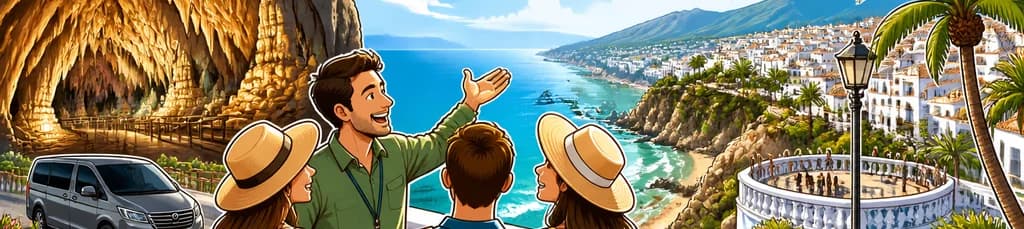 Excursión privada a Nerja con recogida en hotel o en la costa de Málaga