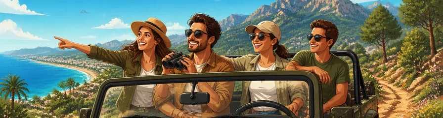 Aventura ecológica en jeep por el parque natural, con salida desde la Costa del Sol