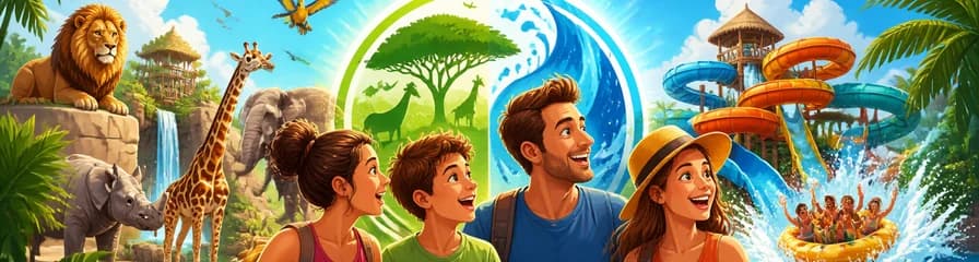 Billete combinado para Terra Natura y Aqua Natura (un día, dos parques)