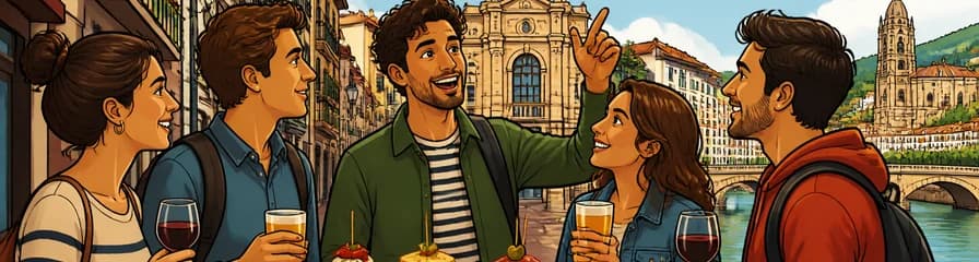 Inmersión Local en Bilbao con Pintxos y Bebidas