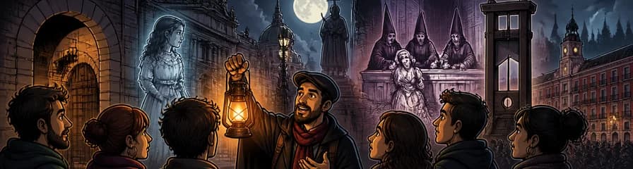 Madrid tenebroso: un recorrido a pie por la Inquisición, fantasmas, crímenes y misterios