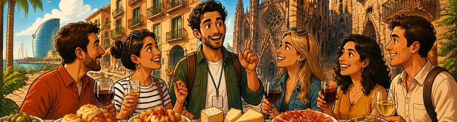 Recorrido Gastronómico, de Bebidas e Histórico por Barcelona: Sip, Sites & Bites