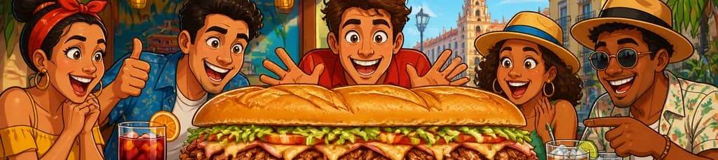 Desafía tu apetito con el clásico Bocata Cubano XXL en Madrid