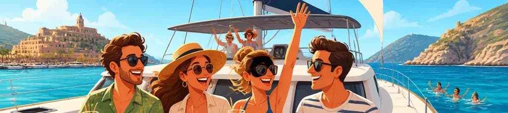 Travesía en catamarán por Cartagena con salida desde los Resorts de Golf de Murcia