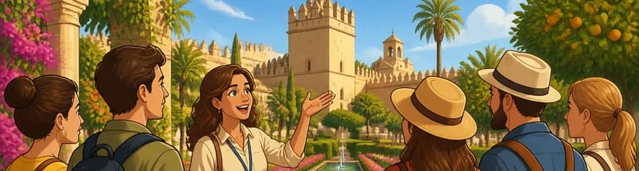 Recorrido guiado por los jardines del Alcázar con entradas incluidas