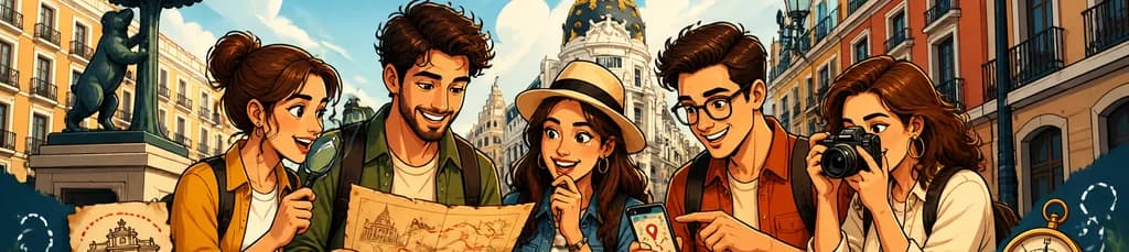 ¡Aventura de búsqueda del tesoro por el corazón de Madrid!