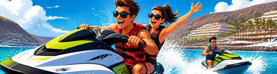 Siente la adrenalina del jet ski en Anfi del Mar