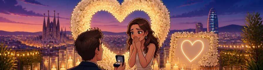 Propuesta de matrimonio "Corazón Blanco": una vivencia romántica de lujo