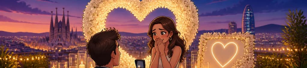 Propuesta de matrimonio "Corazón Blanco": una vivencia romántica de lujo