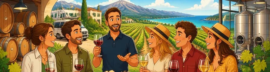 Excursión XL por bodegas de Mallorca con tres catas de vino y recogida en la costa sur