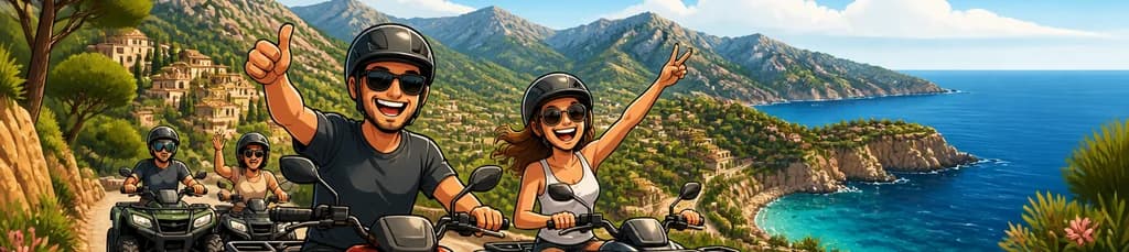 Aventura en quad por Mallorca: un día completo de 7 horas con parada para bañarse
