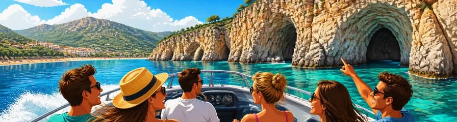 Recorre las calas y grutas de la costa oriental de Mallorca