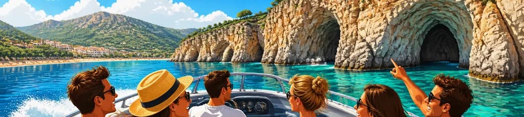 Recorre las calas y grutas de la costa oriental de Mallorca