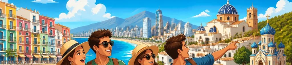 Excursión por la Costa Blanca desde Valencia: Descubre Altea, Villajoyosa y Benidorm