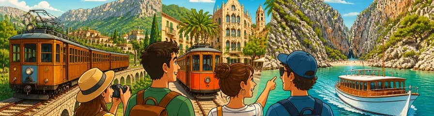 Aventura autoguiada por Mallorca: de Palma a Sa Calobra en tren, tranvía y barco